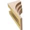 Ekena Millwork 7"W x 7"D x 14"H Wide Rockford Rough Cedar Woodgrain TimberThane Corbel, Primed Tan CORUR07X07X14ROCRCPR - alternate 5